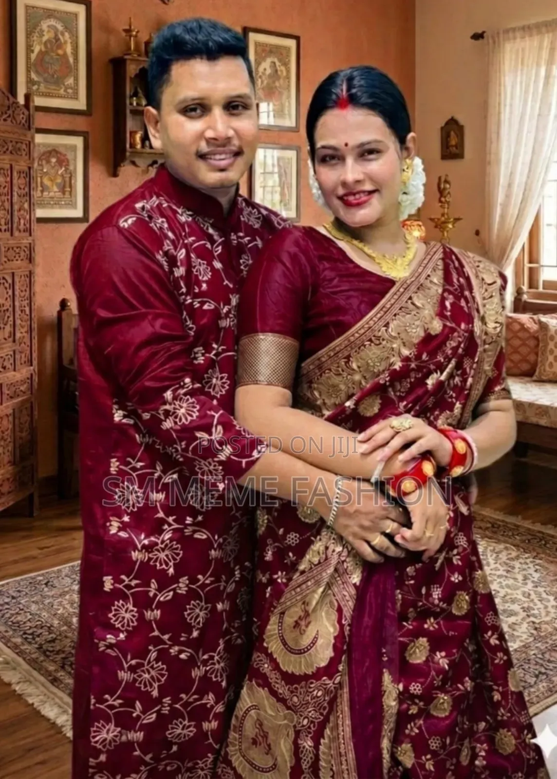 Saree Panjabi Couple Dress With Blouse Piece