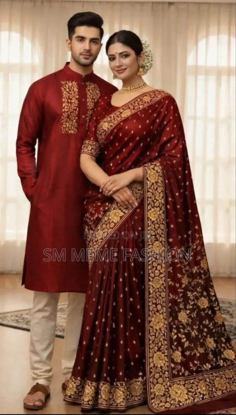 Saree Panjabi Couple Dress With Blouse Piece
