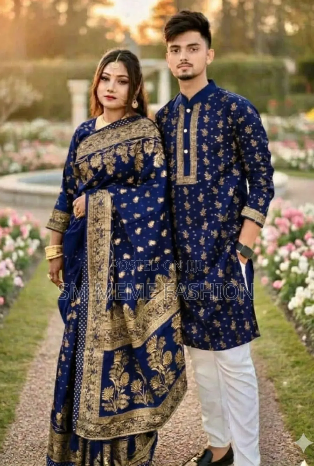 Saree Panjabi Couple Dress With Blouse Piece