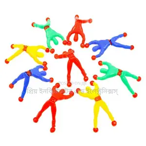 Wall Climbing Man Sticky Spider Man Traditional Toy (5 Pcs) Combo Pack