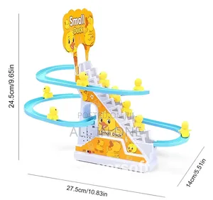 Electric Small Duck Climbing Stairs Toy