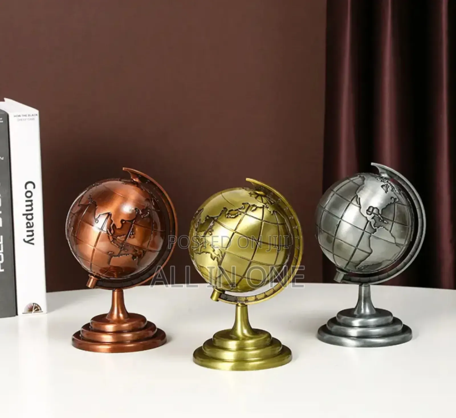 World Map 3d Rotating Glove for Decoration or Gift (3pics Combo)