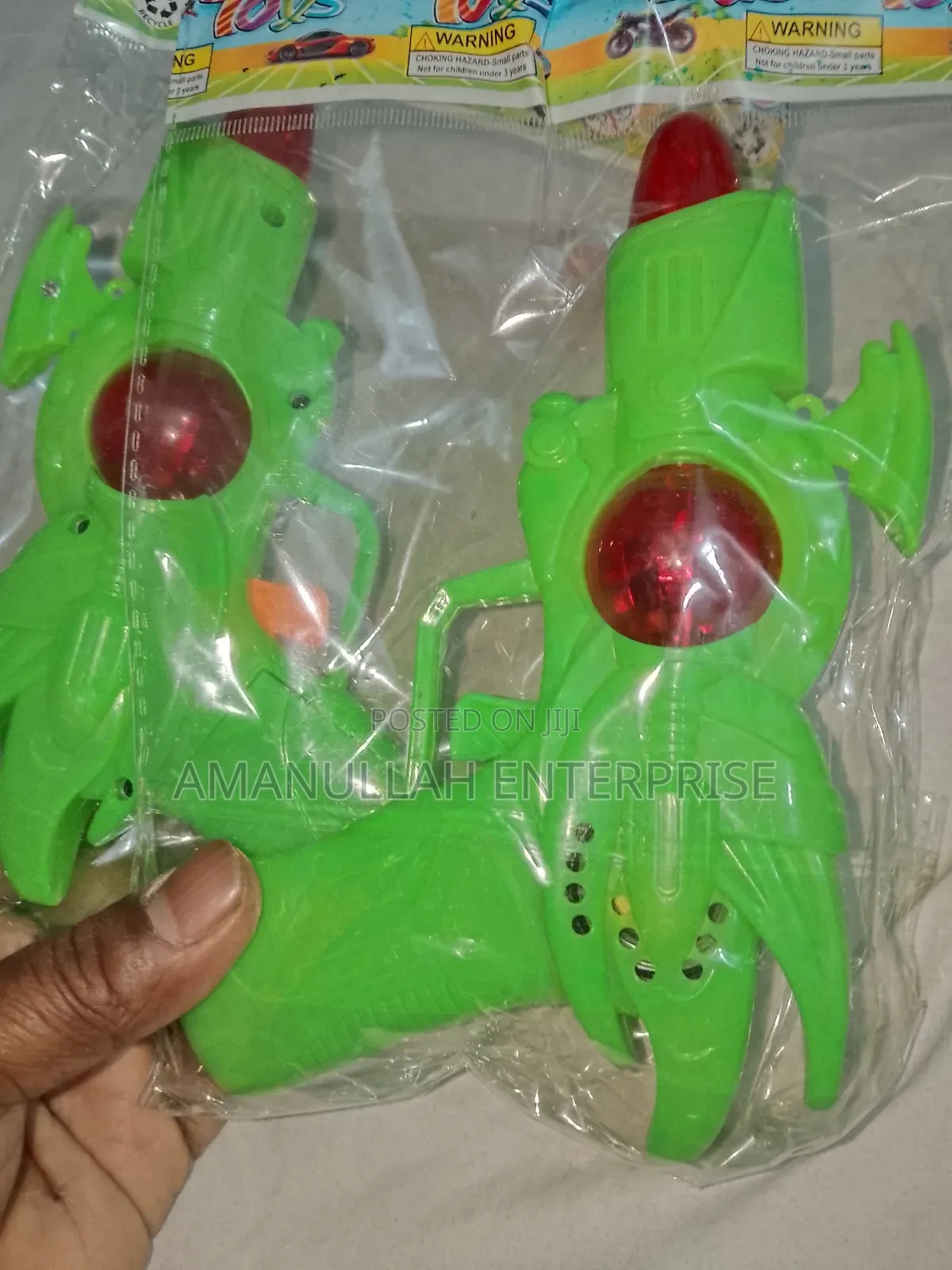 এলইডি স্পেস ওয়ারিয়র টয় গান - বাচ্চাদের জন্য লাইট-আপ টয় ব্লাস্টার (ব্যাটারি নেই)