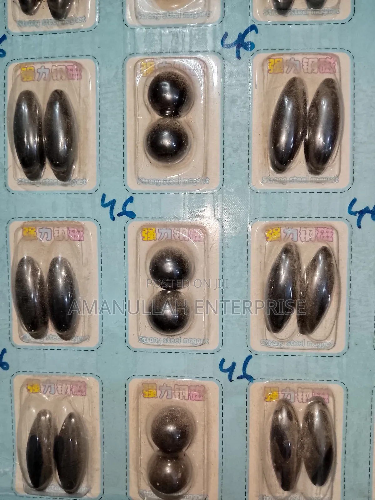 Magnetic Singing Stones - Buzzing Rattlesnake Egg Magnets (01 Pair).