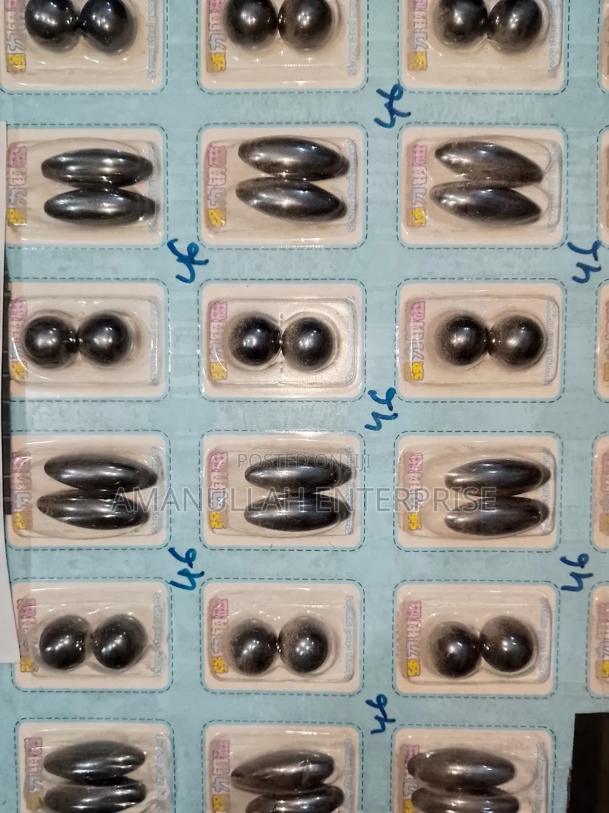 Magnetic Singing Stones - Buzzing Rattlesnake Egg Magnets (01 Pair).