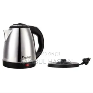 Prestige Electric Kettle - 2 Liter - Silver and Black
