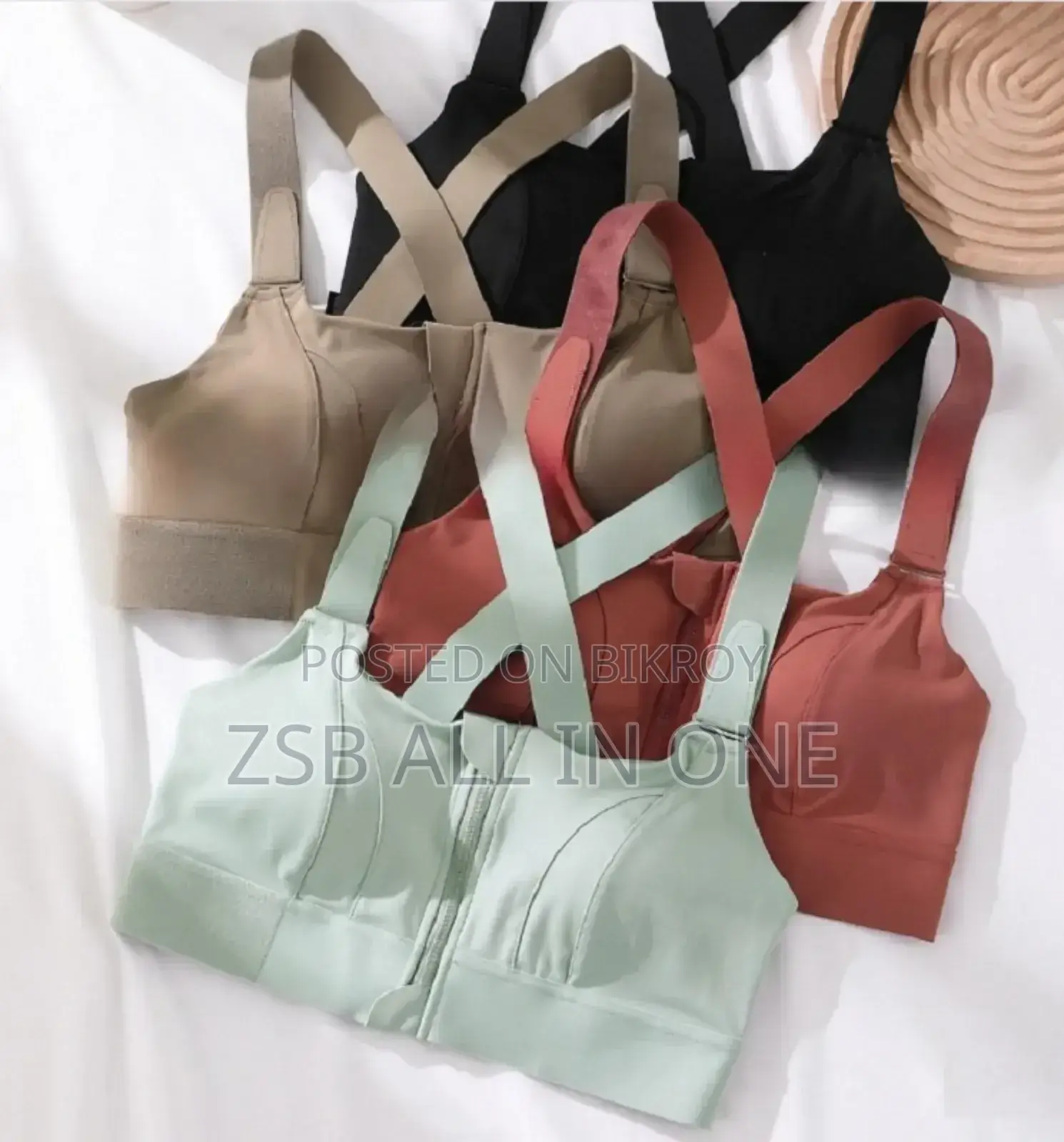 Front Zipper Sports Bra হাই কোয়ালিটি