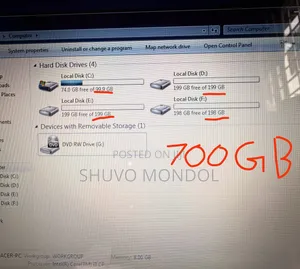 Laptop Acer 8GB Intel Core I3 HDD 700GB