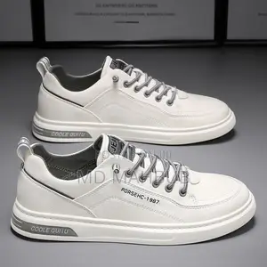 Men's Shoes Men's Casual Leather Shoes Korean Style Sports Trendy Shoe