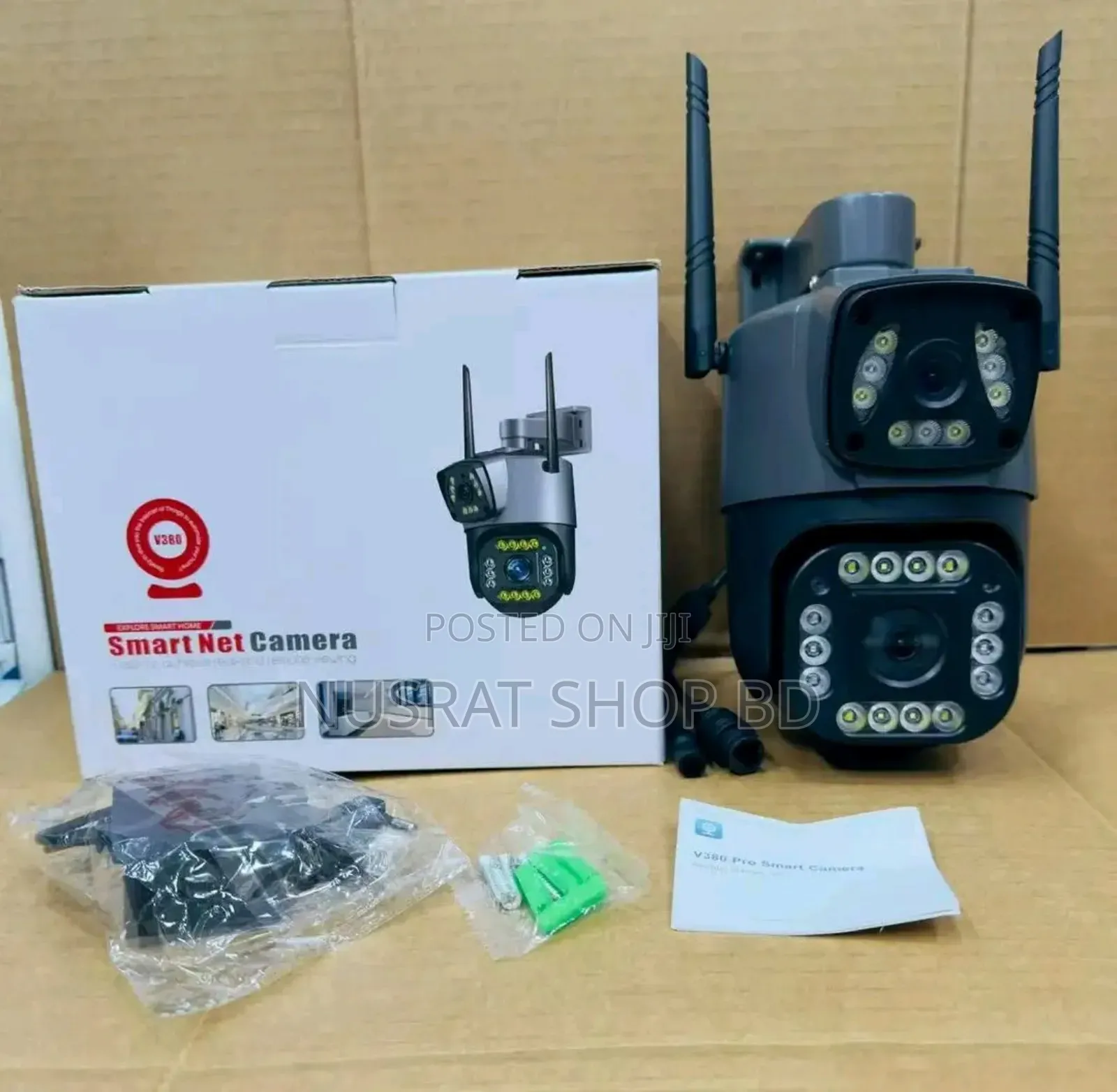 V380 Pro Dual Lens 4g Camera Plus Sim Supported
Code 12977