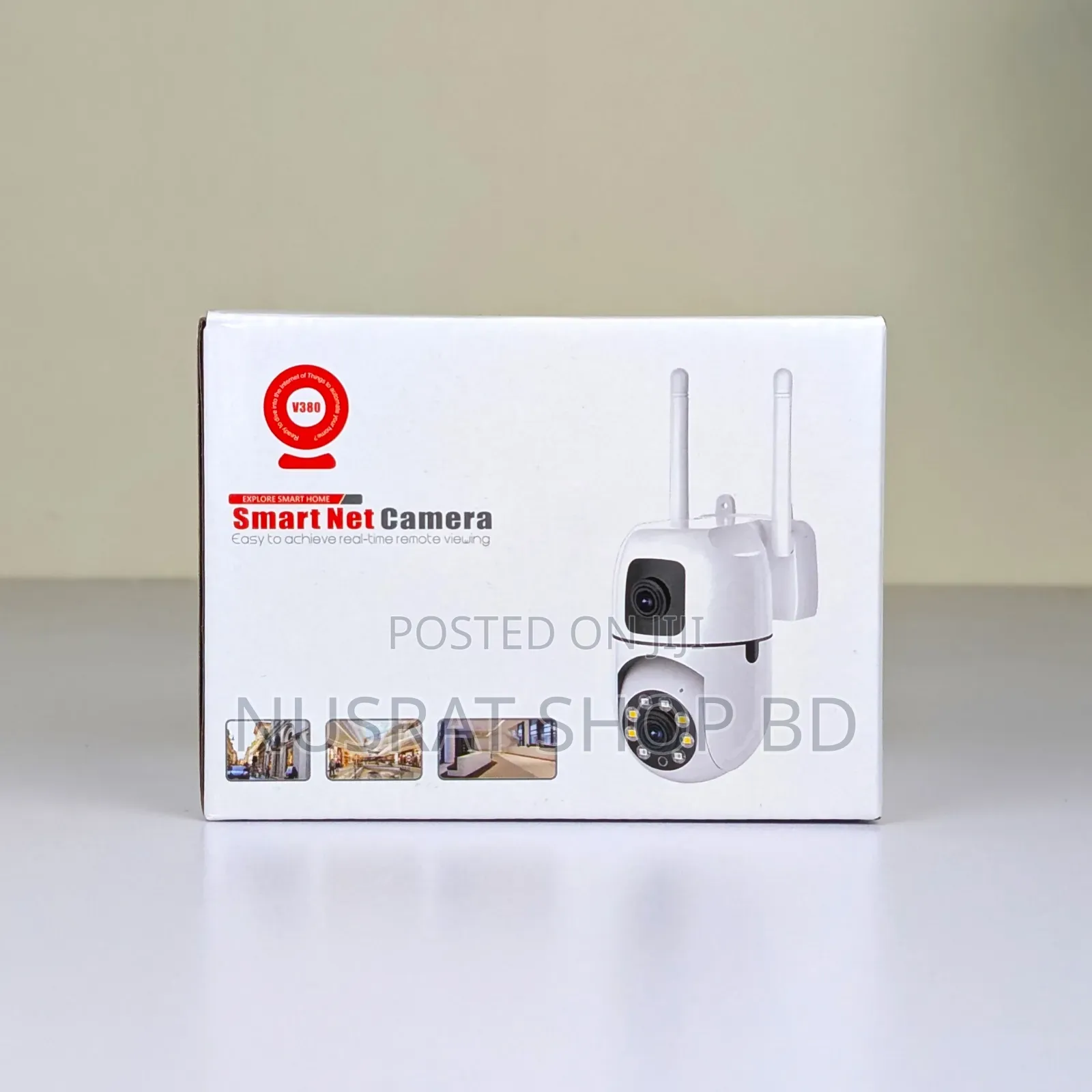 New V380 Mini Indoor PTZ Dual Lens Camera Code:12306