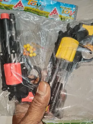 Realistic Revolver Toy Airsoft Gun – Spring Action With Pellets
