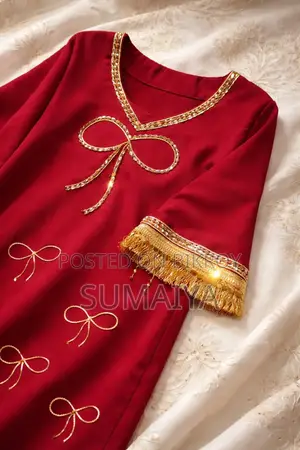 Two-Piece Set in Cherry Fabric