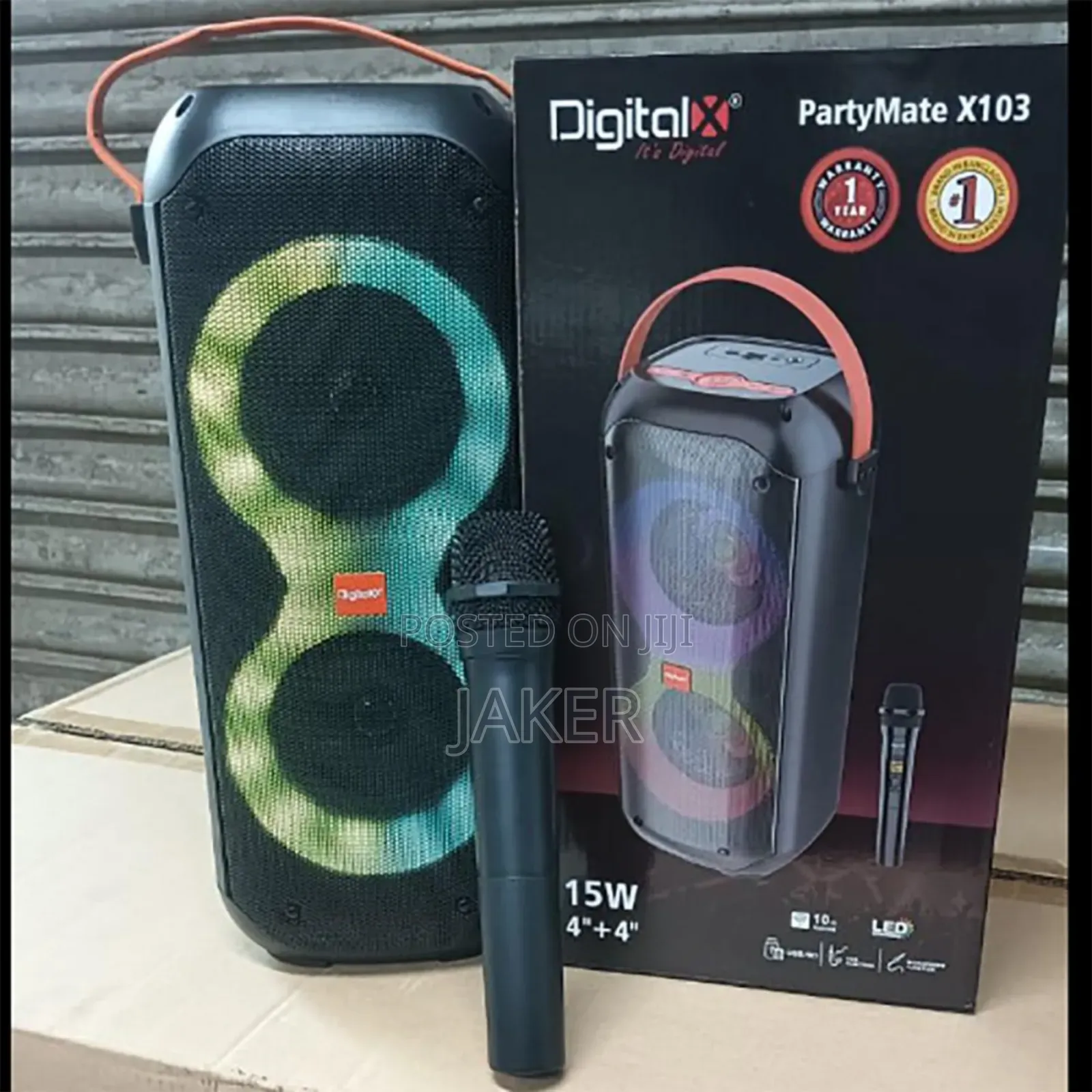15 W Portable Multimedia Speaker