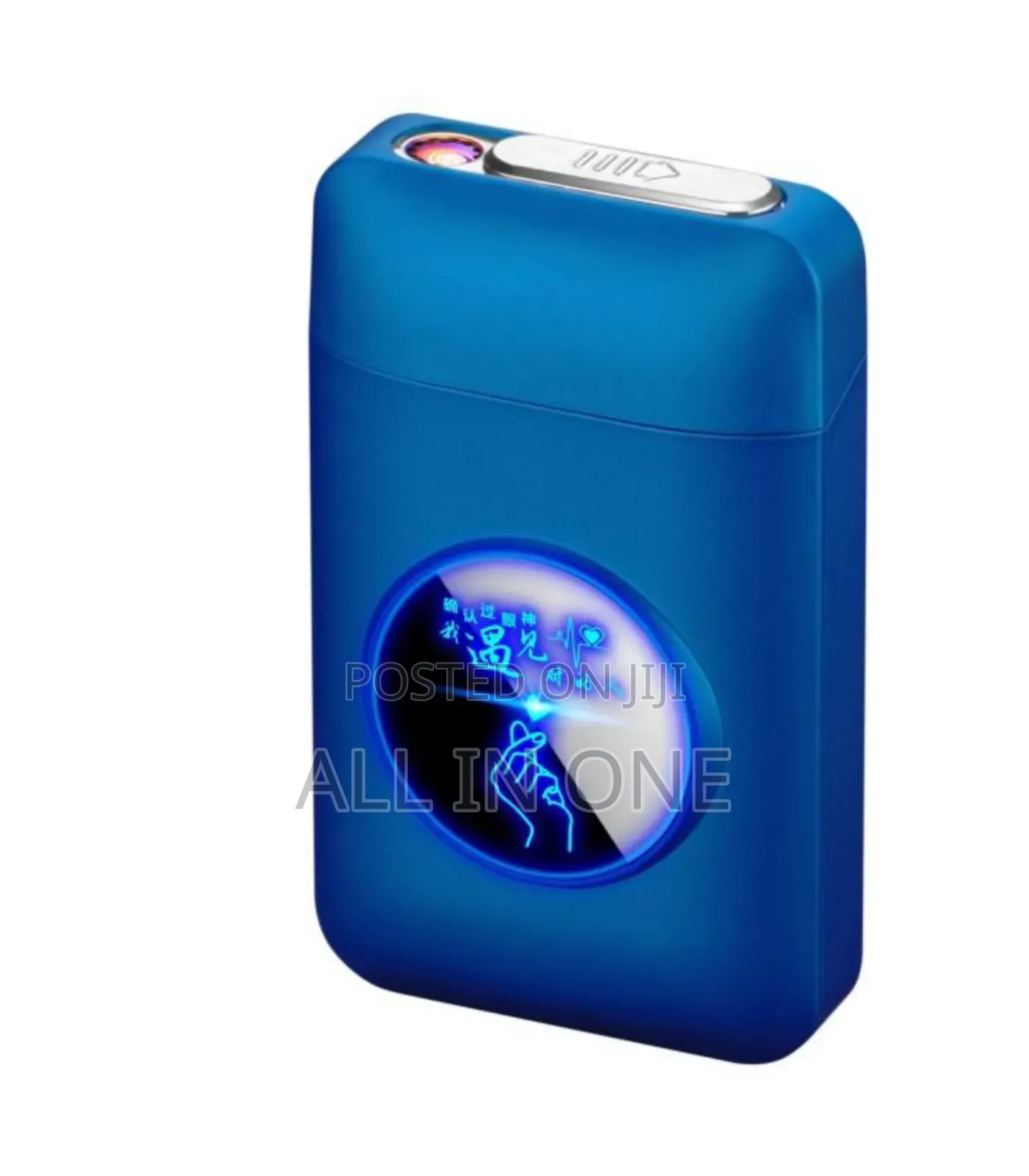 Cigarette Case Box With Usb Rechargeable Electronic Lighter