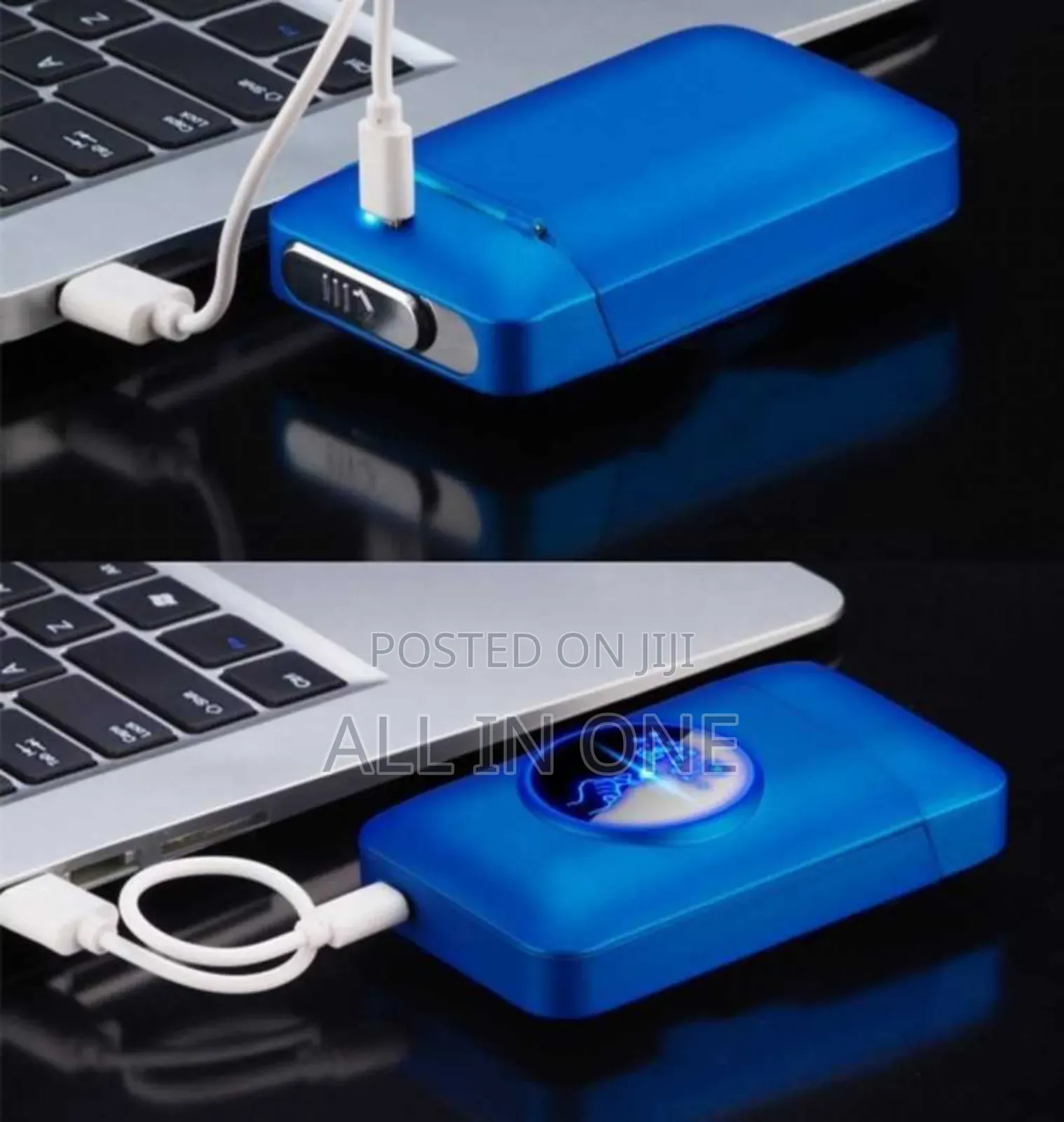 Cigarette Case Box With Usb Rechargeable Electronic Lighter