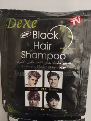 Instant Black Hair Color Shampoo (02 Pack)