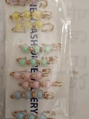 Buy Decorative Faux Pearl Safety Brooch Pins Set (04 Pcs)