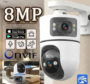 Smart v-380, Q9 Home Wi-Fi Color Camera 2 Lens 3, Application 1080p