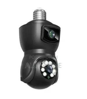 V380 E9 Dual Lens Bulb PTZ IP Camera