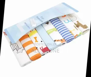 8 Pieces of Baby Bath Towel Soft Face Natural Cotton Feeding