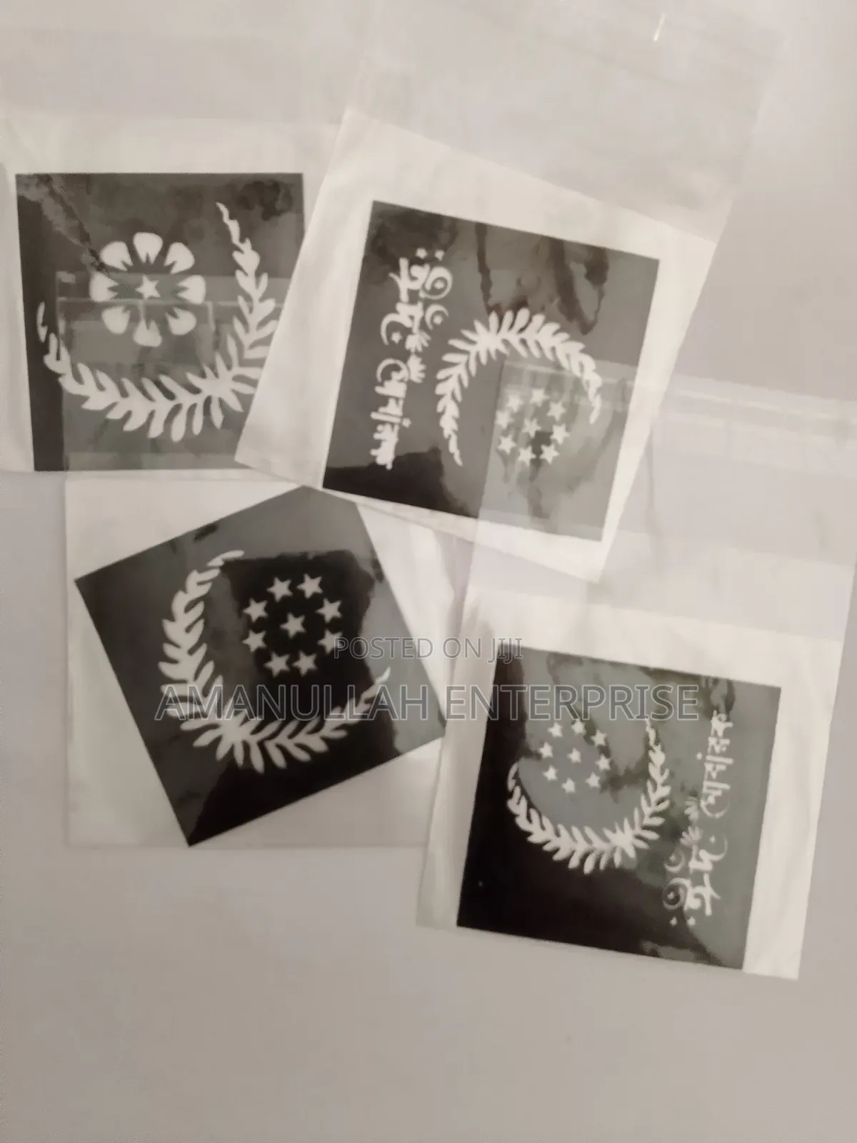 Mini Art Design Stencil Set for DIY Painting Mehndi (12 Pcs)