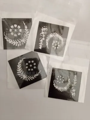 Mini Art Design Stencil Set for DIY Painting Mehndi (12 Pcs)