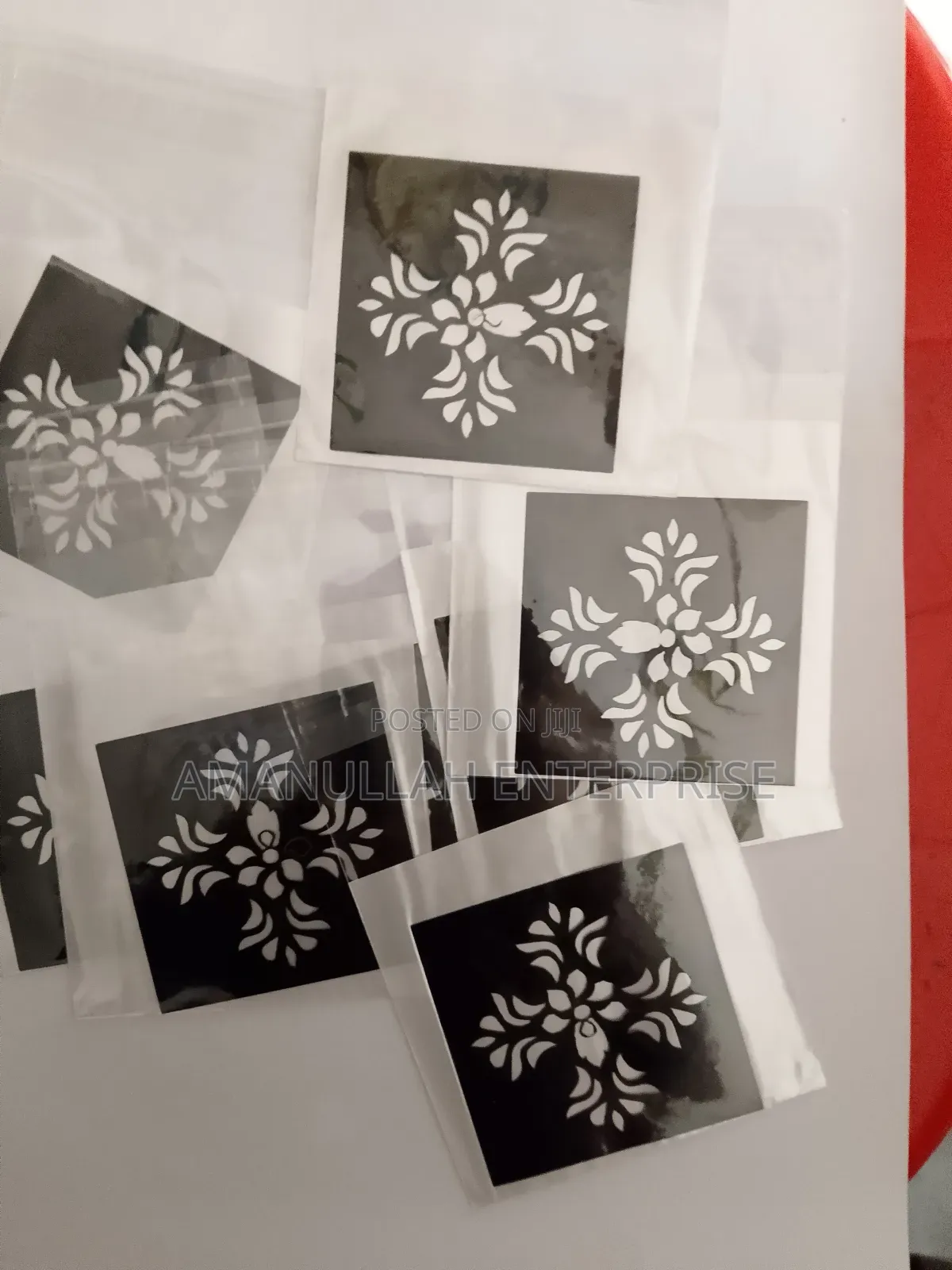 Mini Art Design Stencil Set for DIY Painting Mehndi (12 Pcs)
