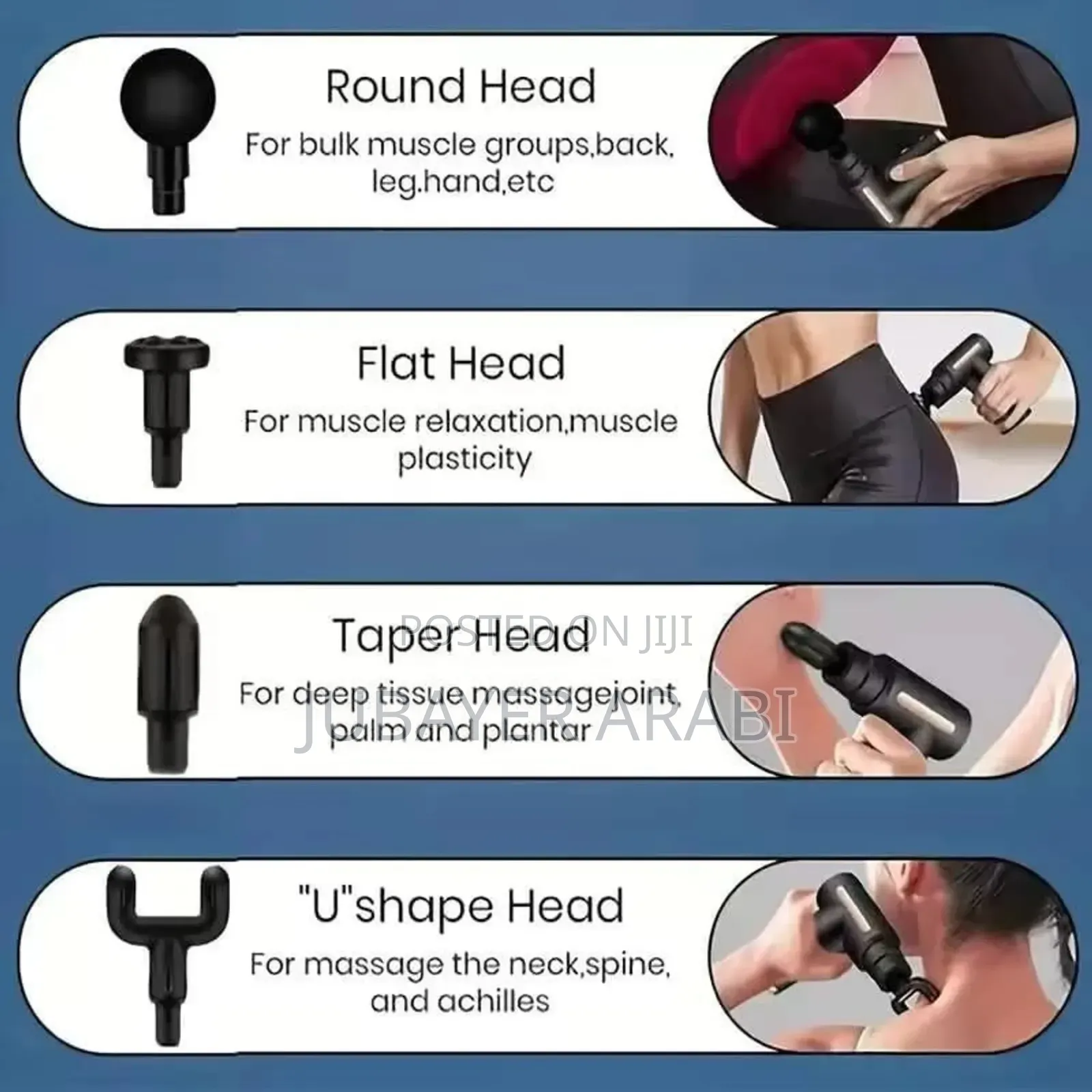 Powerful Handheld Massage Gun for Deep Tissue Relief