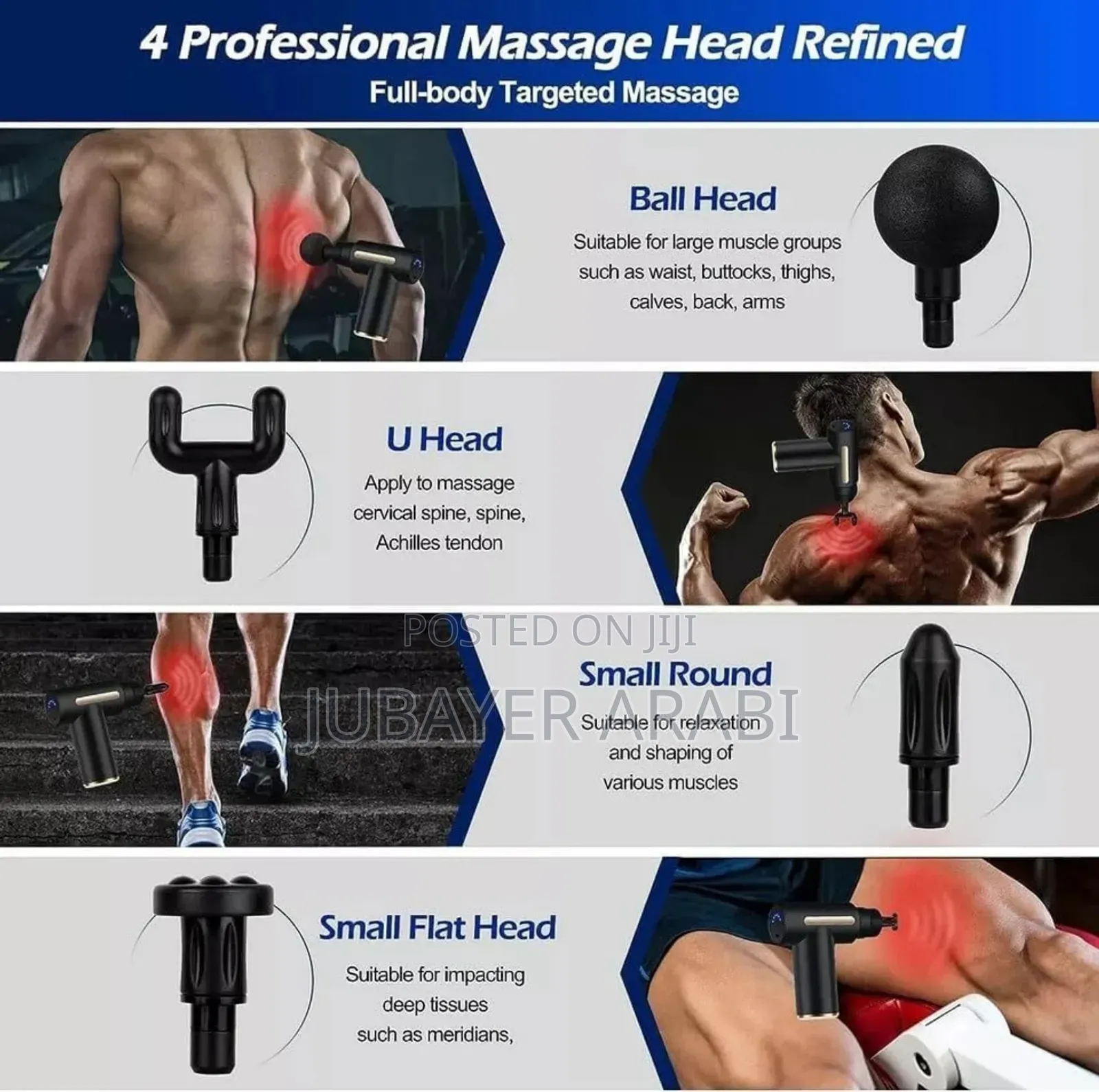 Powerful Handheld Massage Gun for Deep Tissue Relief