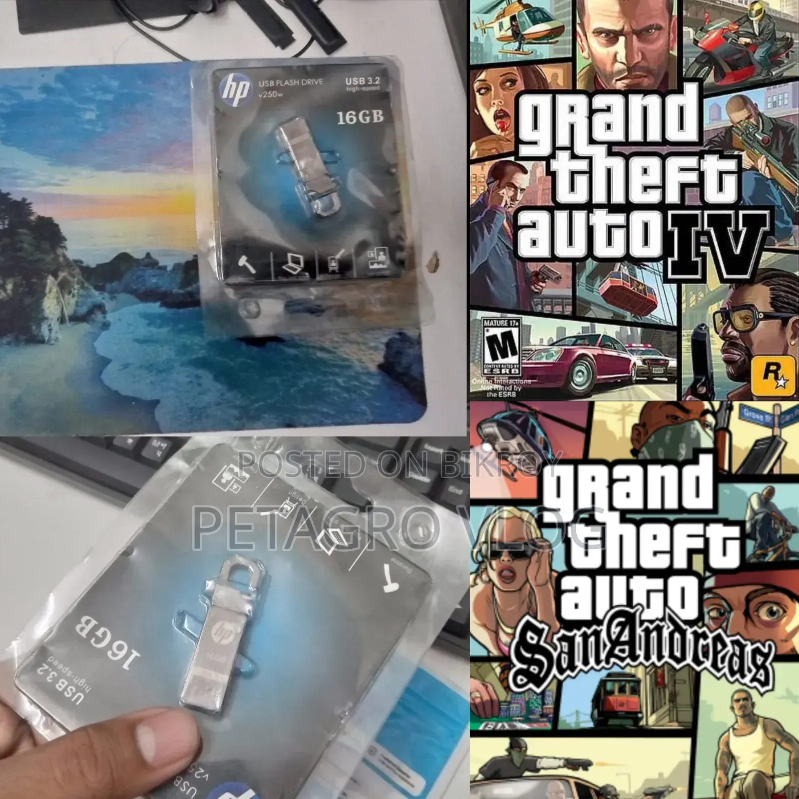 16 GB Pendrive and Games
