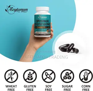 Zeylamum Liposomal Glutathione 2400 Mg - 60 Softgels - Made in Usa