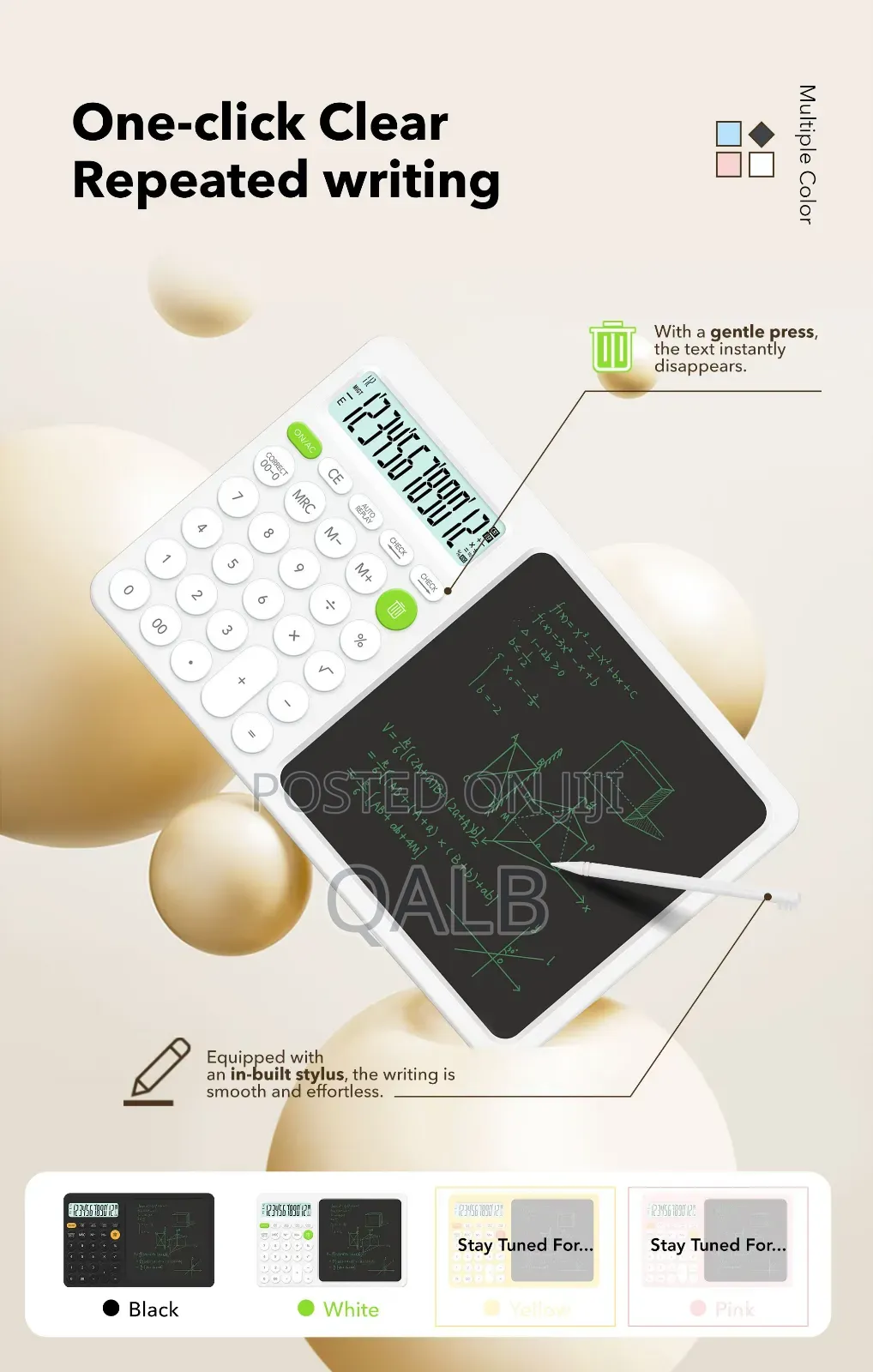 W12 Calculator With LCD Touchpad