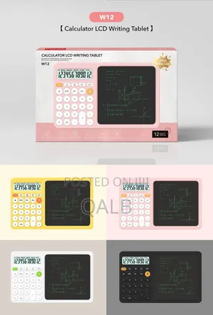 W12 Calculator With LCD Touchpad
