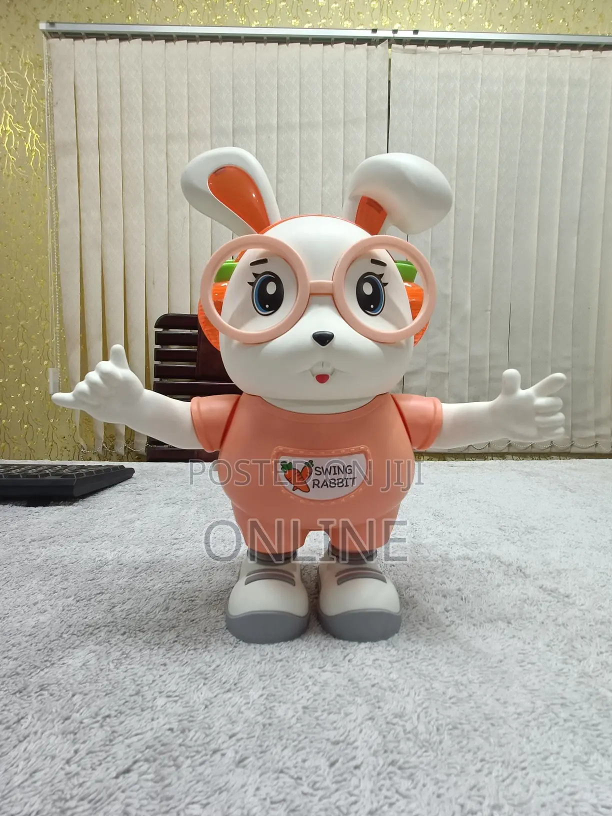 Dancer Rabbit Bunny Swing Dance Toy for Kids