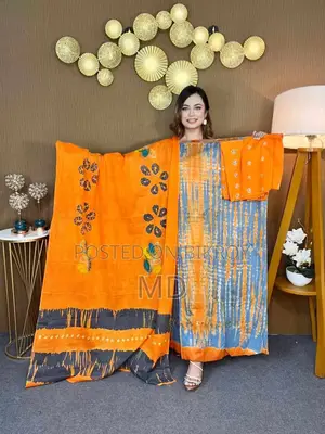 দেবদাস আনস্টিচ প্রিমিয়াম কটন বাটিক থ্রি-পিস জামা + ওড়না + প্যান্ট