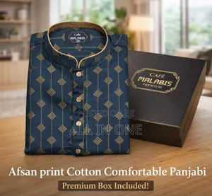Afsan Print Cotton Comfortable Panjabi