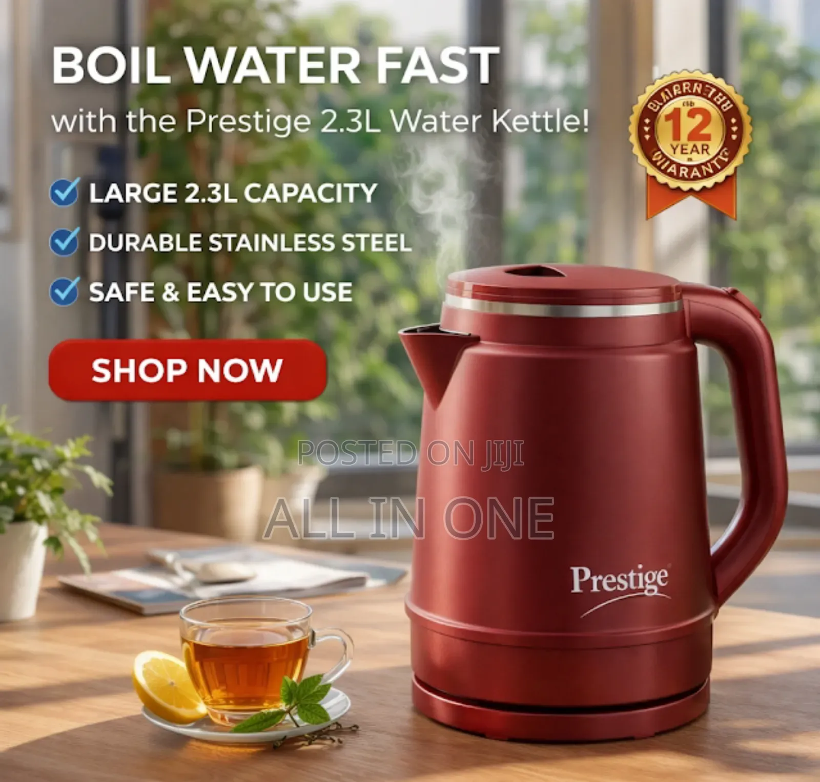 Prestige 2.3l Water Kettle
