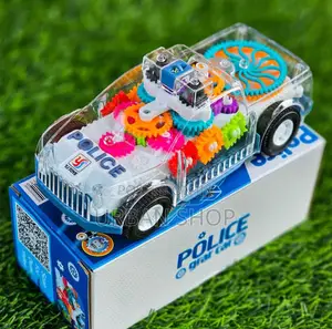 3D Police Car Toy for Kids | 360° Rotation Light Music