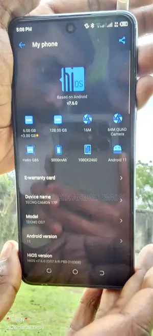 Tecno Camon 17 Pro 256 GB Silver