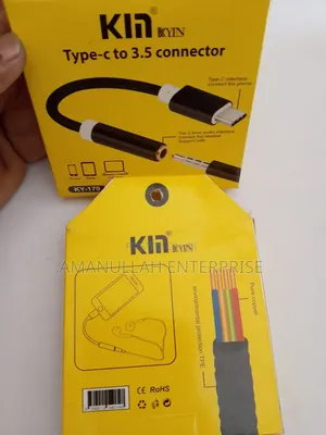 Kyin Ky-170 Type-C to 3.5mm Adapter | Braided Audio Dongle.