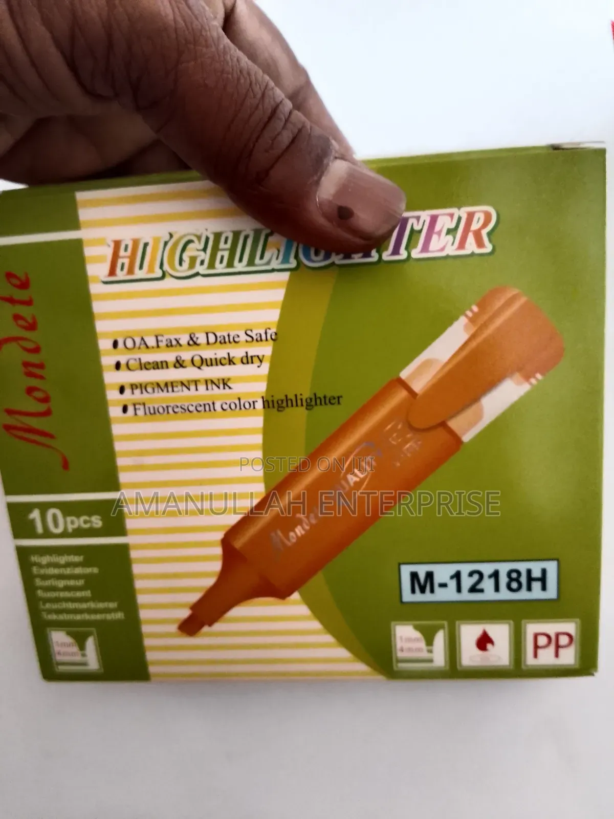 Buy Mondete M-1218h Highlighters (02pcs) | Quick-Dry Fax Safe.