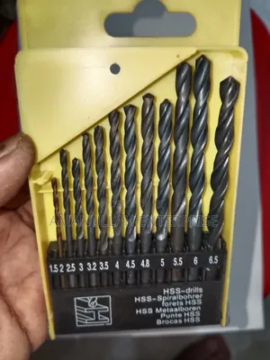 HSS Drill Bit Set 1.5mm–6.5mm | High Speed Steel Twist Drill Bits Kit