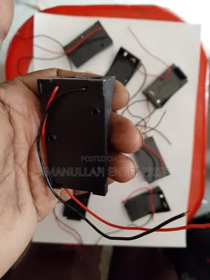 9v Battery Holder Case With Wire Leads for Diy Electronics Arduino