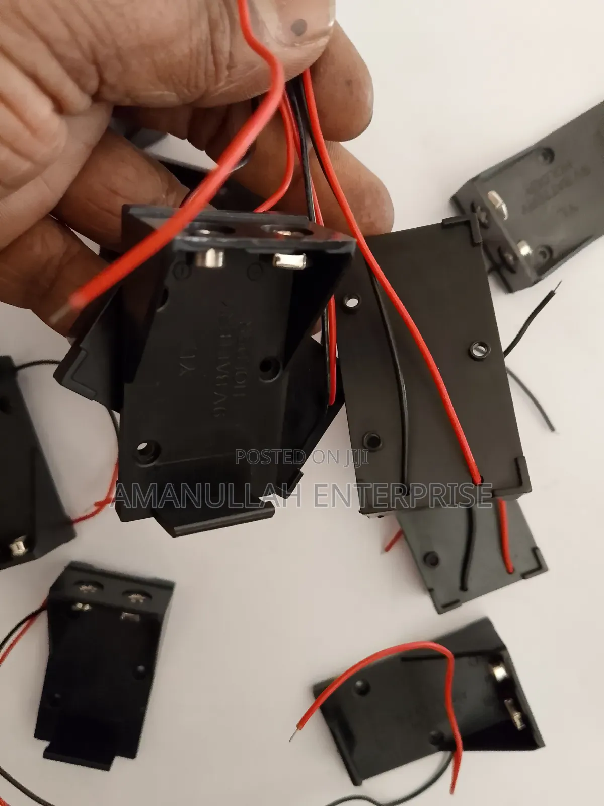 9v Battery Holder Case With Wire Leads for Diy Electronics Arduino