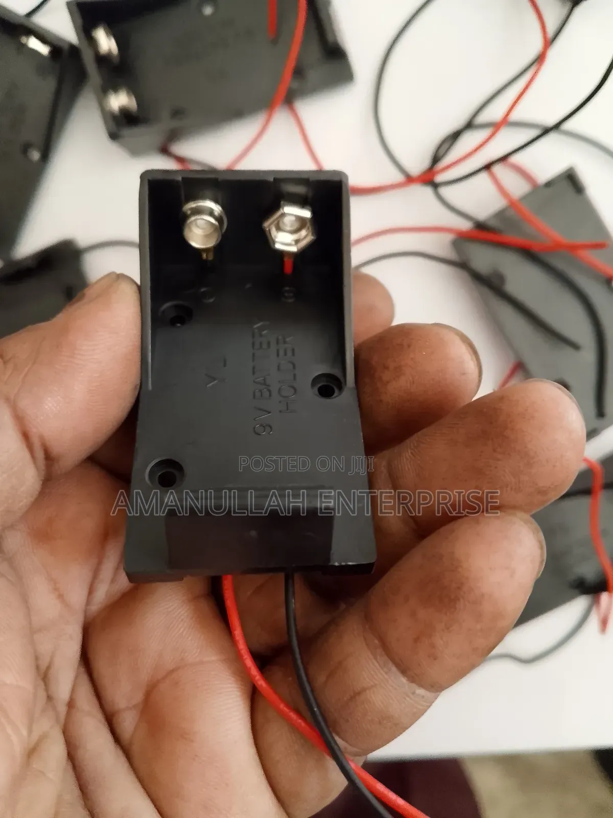 9v Battery Holder Case With Wire Leads for Diy Electronics Arduino