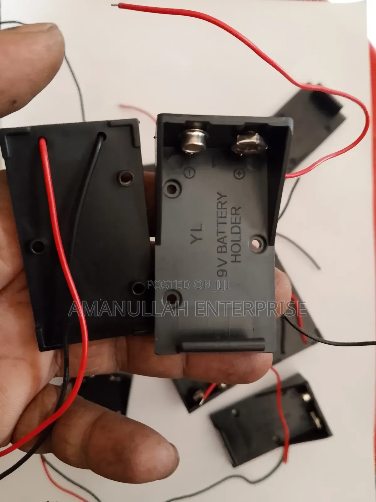 9v Battery Holder Case With Wire Leads for Diy Electronics Arduino