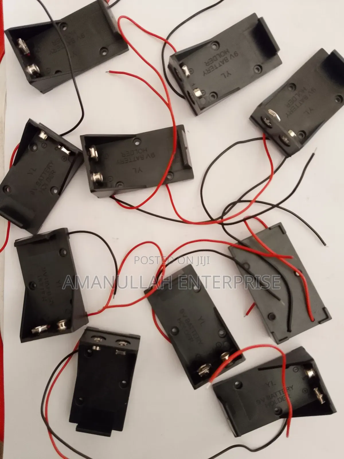9v Battery Holder Case With Wire Leads for Diy Electronics Arduino