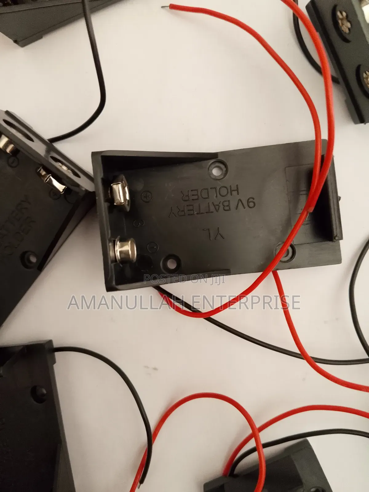 9v Battery Holder Case With Wire Leads for Diy Electronics Arduino
