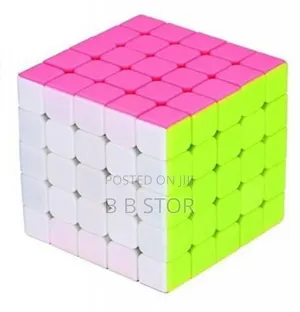 Yisheng 5x5 Stickerless Speed Rubiks Magic Cube Puzzle